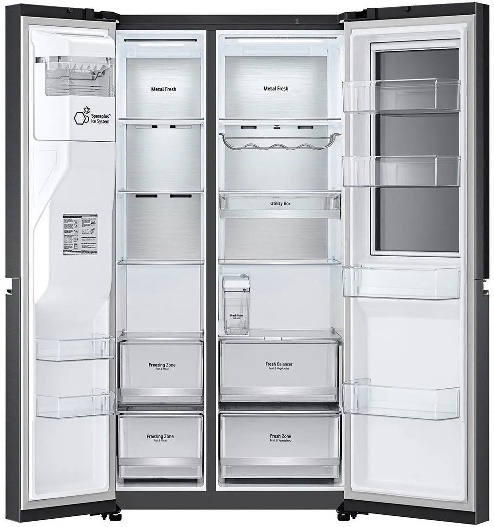 Frigider LG GSXV91MCAE (Black)