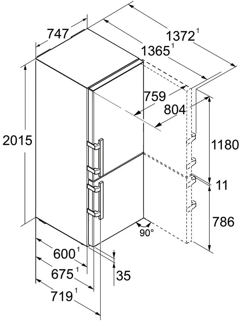 Frigider Liebherr Prime Prime CBNsdb 775i (Silver)