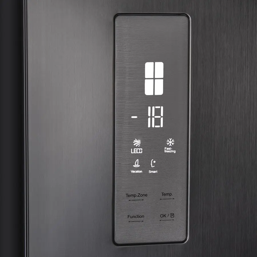 Frigider Maunfeld MFF182NFSB (Dark Inox)