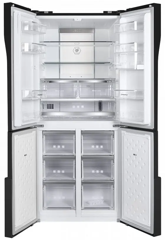 Frigider Maunfeld MFF182NFSB (Dark Inox)