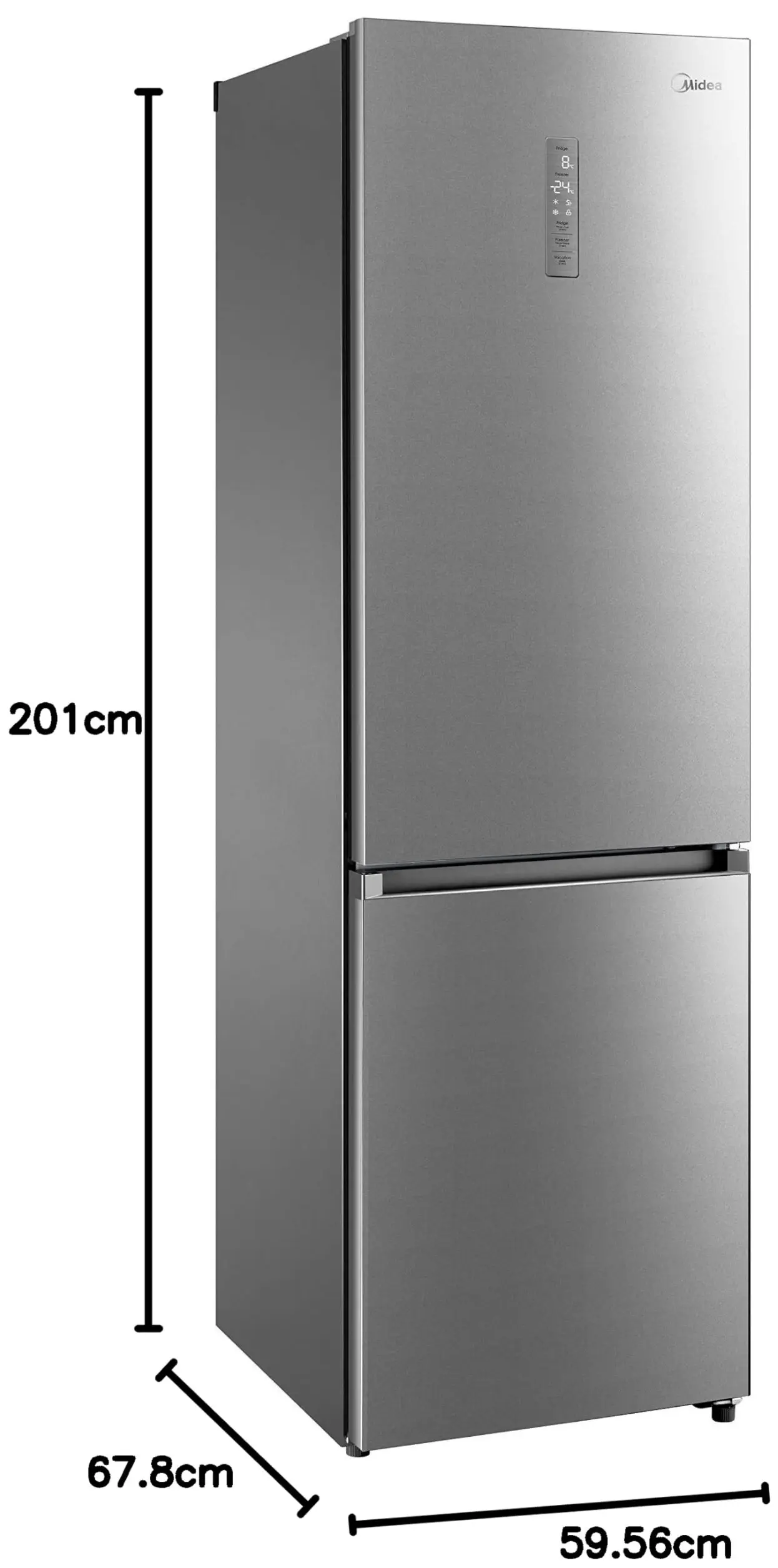 Frigider Midea MDRB521MIC02 (Inox)