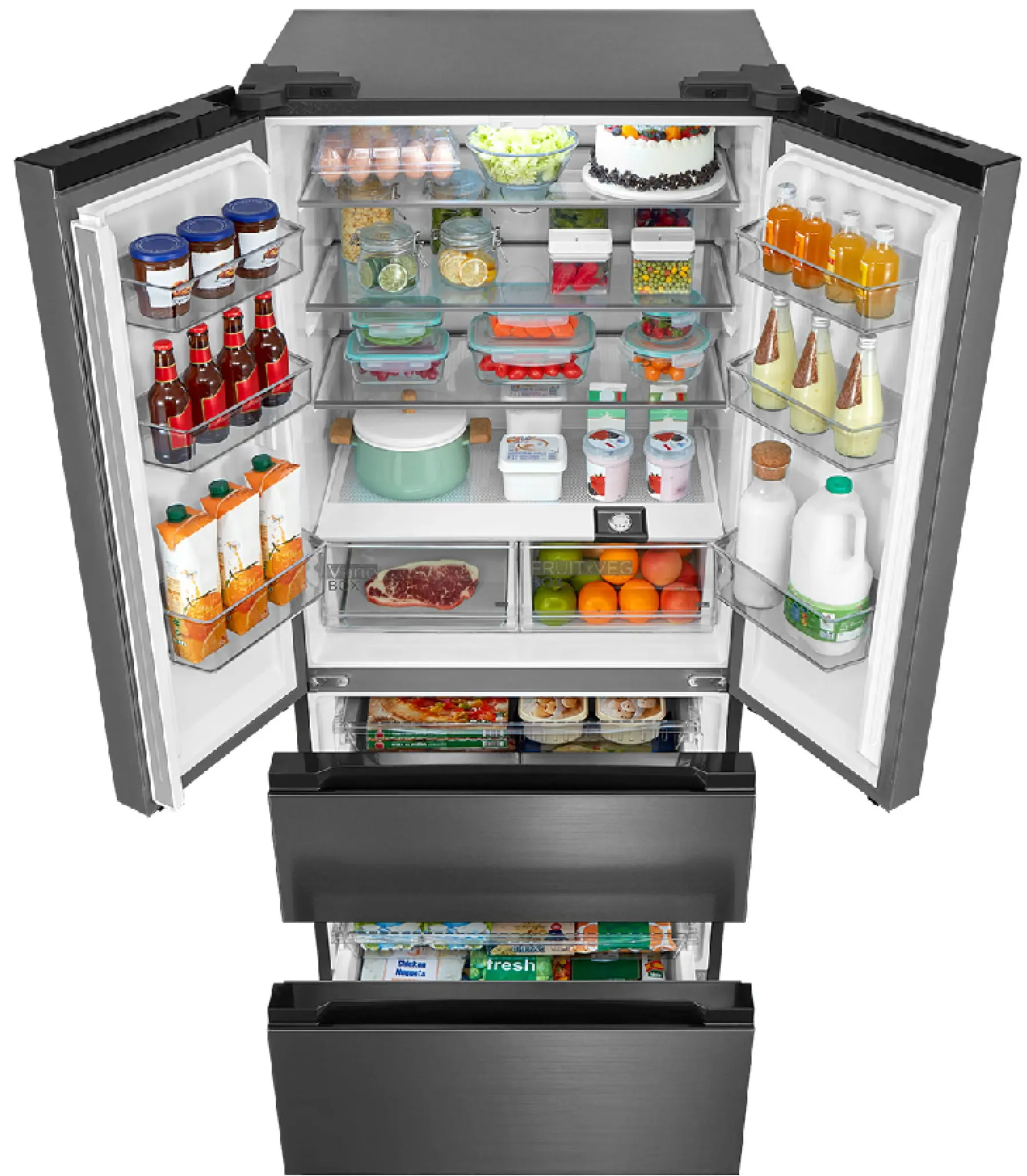 Холодильник Midea MDRF692FIE46 (Inox) - 4