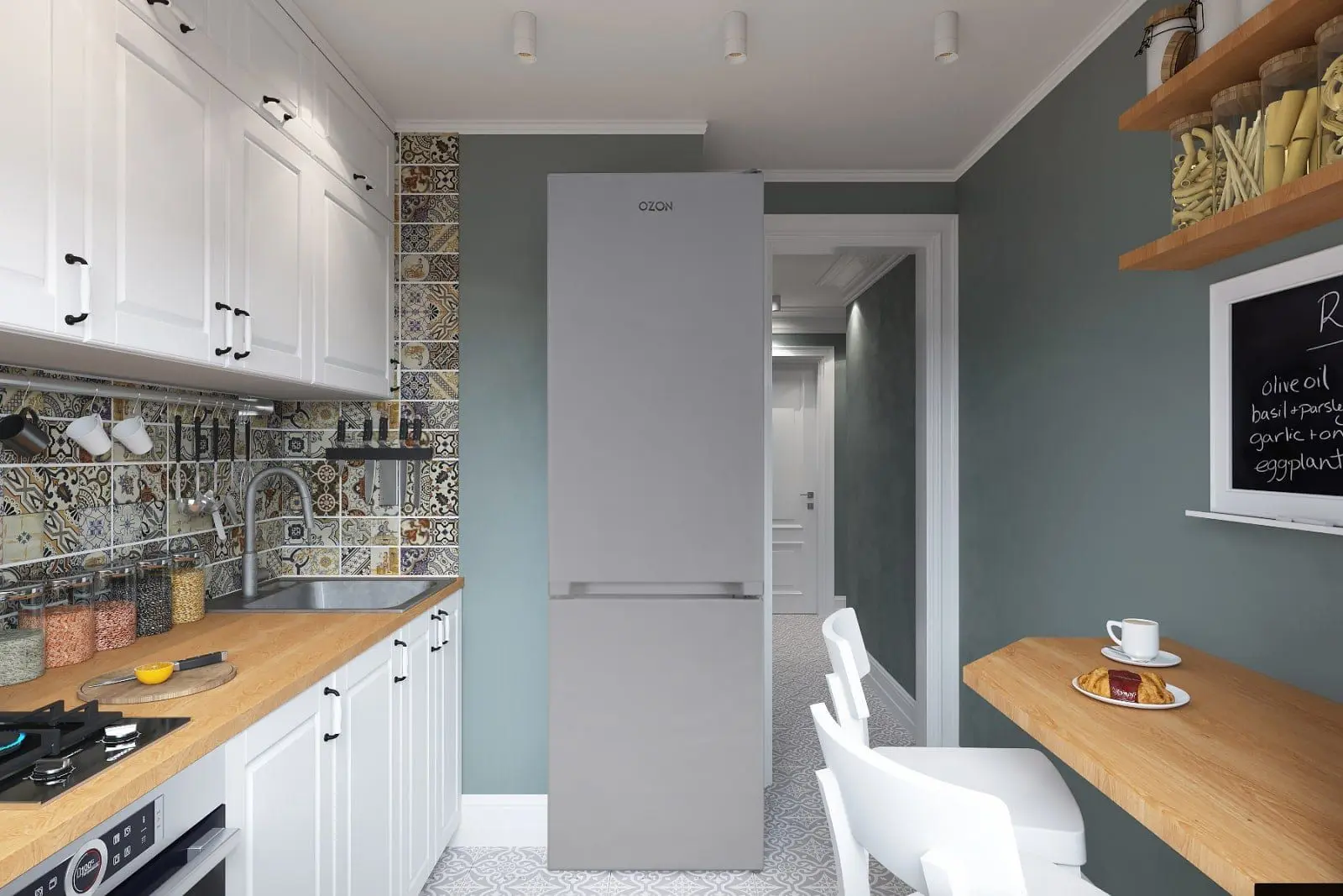 Frigider Ozon OZ-SN286MFI-EU (Inox)