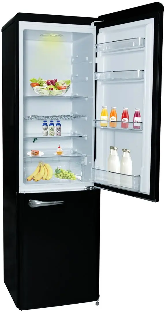 Холодильник Ravanson Retro LKK-250RB (Black)