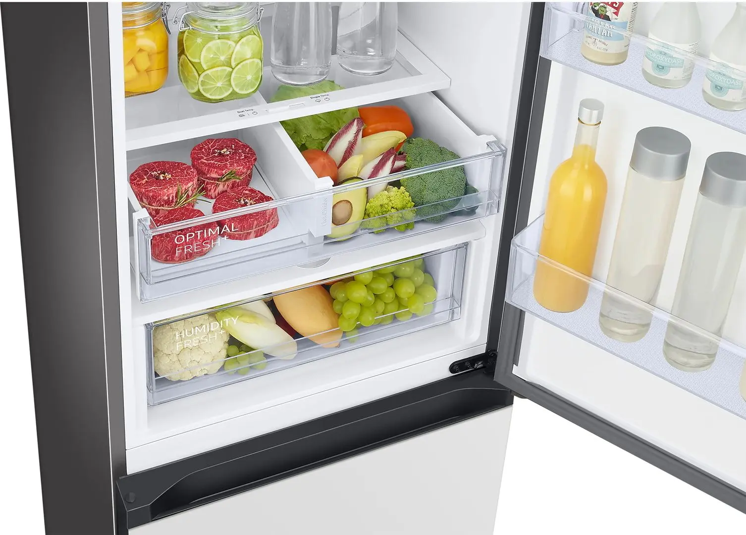 Frigider Samsung Bespoke RB38A6B6212/UA (White/Gray)