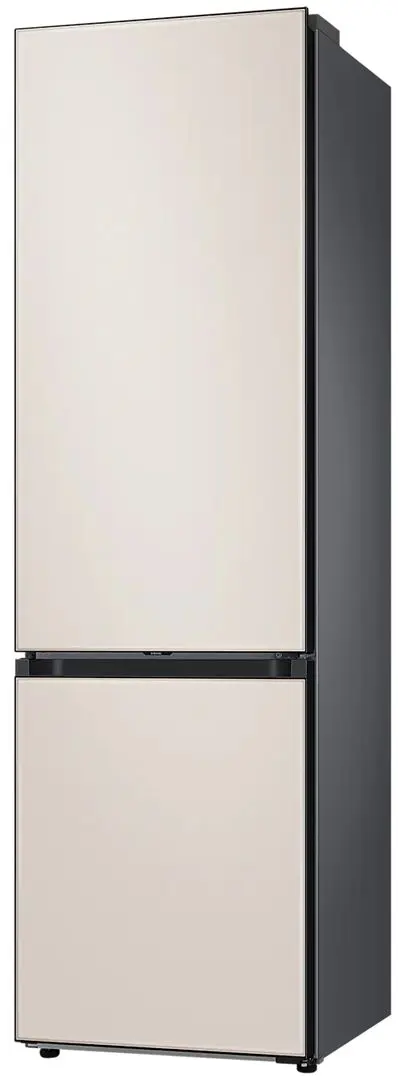 Frigider Samsung Bespoke RB38A6B6239/UA (Beige Wood/Gray)