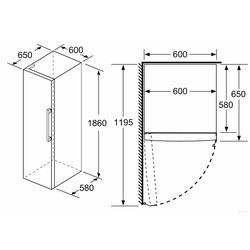 Frigider Siemens KS36VVIEP (Inox) Thumb