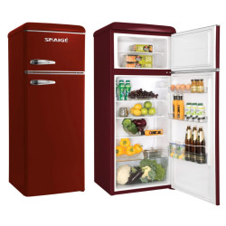 Frigider Snaige FR24SM-PRDO0E3 Retro (Wine Red) Thumb