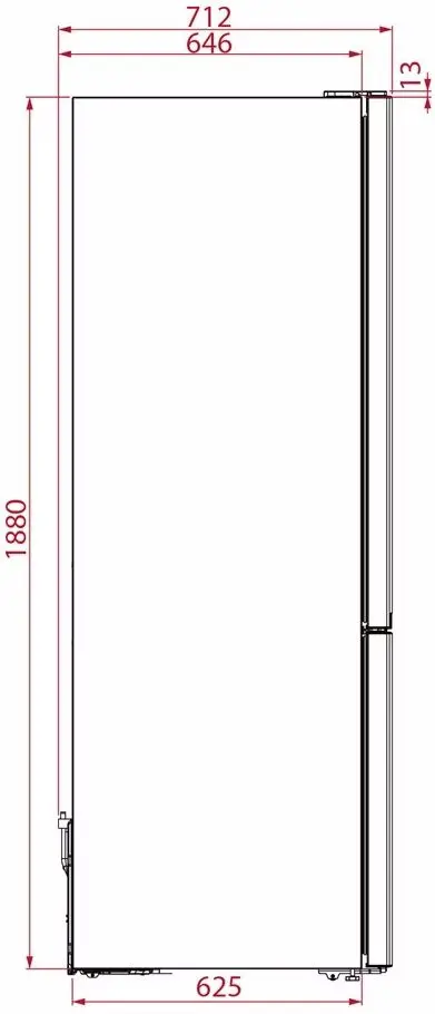 Frigider Teka RBF 78721 SS (Grey)