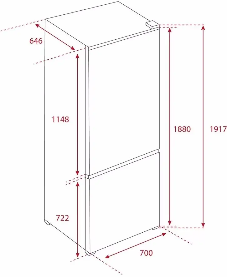 Frigider Teka RBF 78721 SS (Grey)