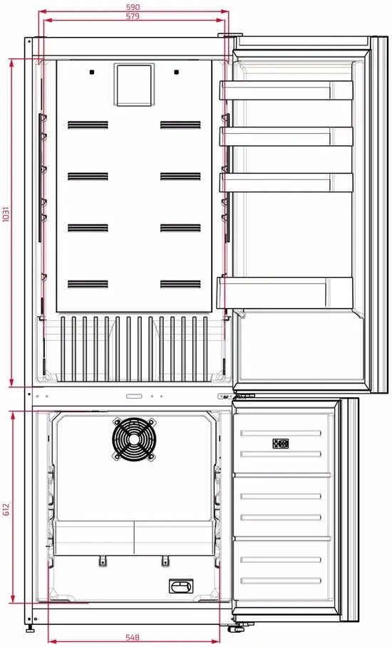 Frigider Teka RBF 78725 GWH (White)