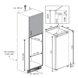 Frigider Teka TKI4 215 (Grey) Thumb