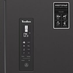 Frigider Tesler RFD-361I (Graphite Inox) Thumb