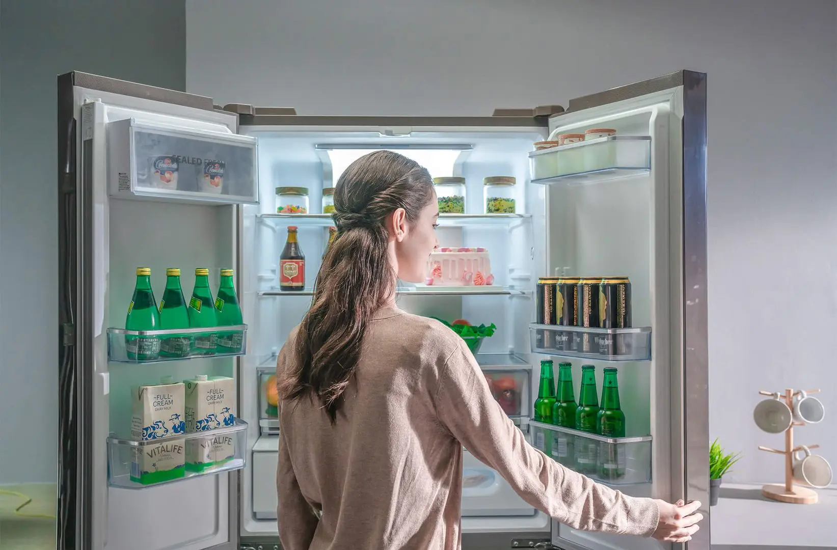 Холодильник Toshiba GR-RF692WE-PMJ (Morandi Gray) - 3