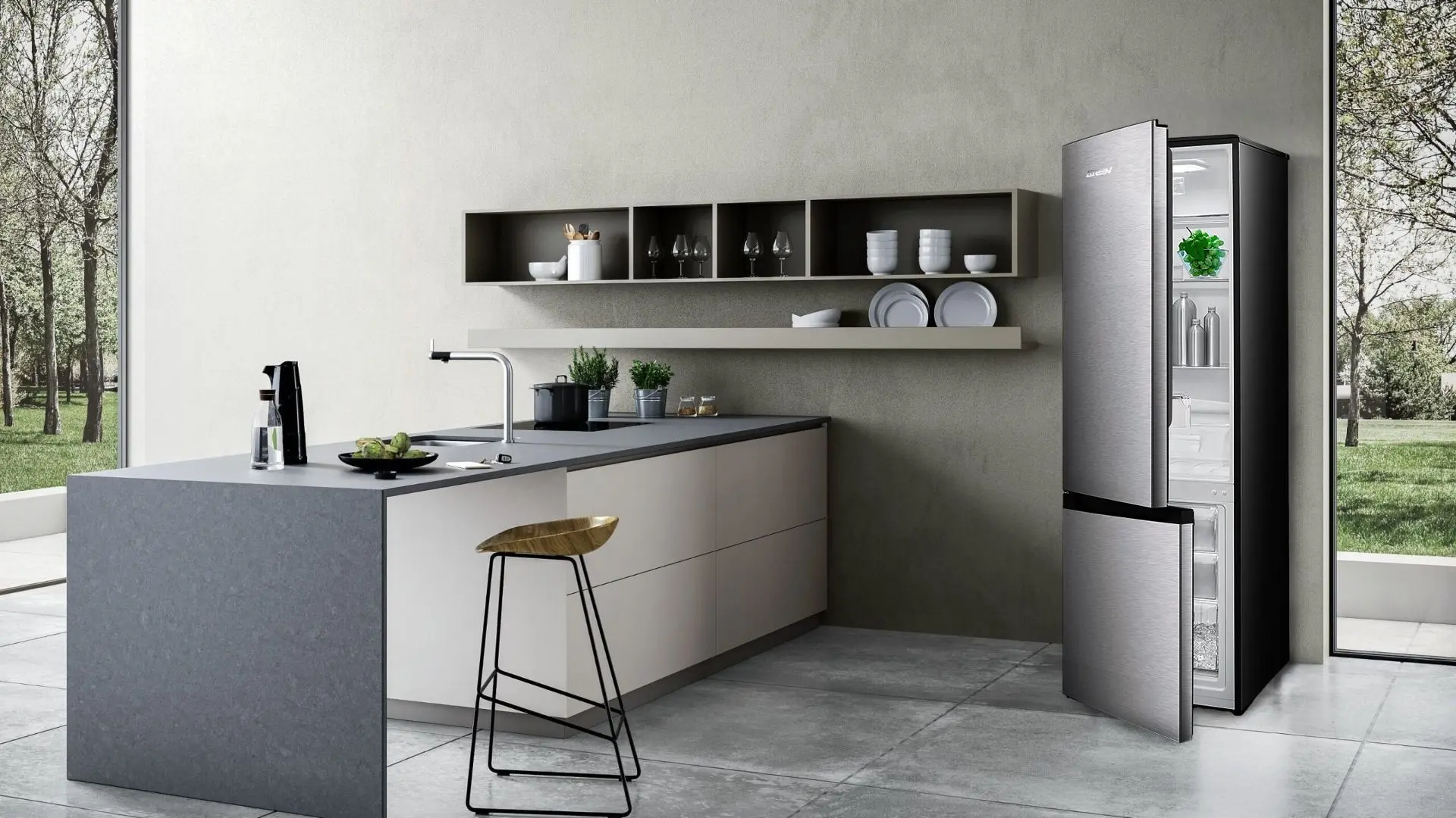 Frigider Vesta RF-B180X (Inox) - 3