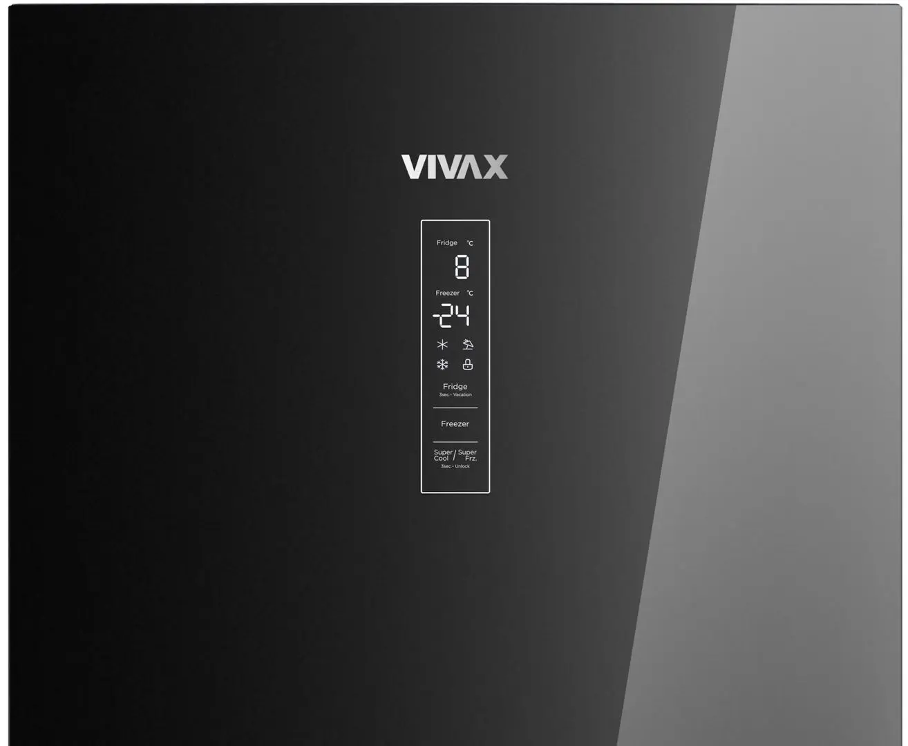 Frigider Vivax CF-378DNF BG (Black) - 7