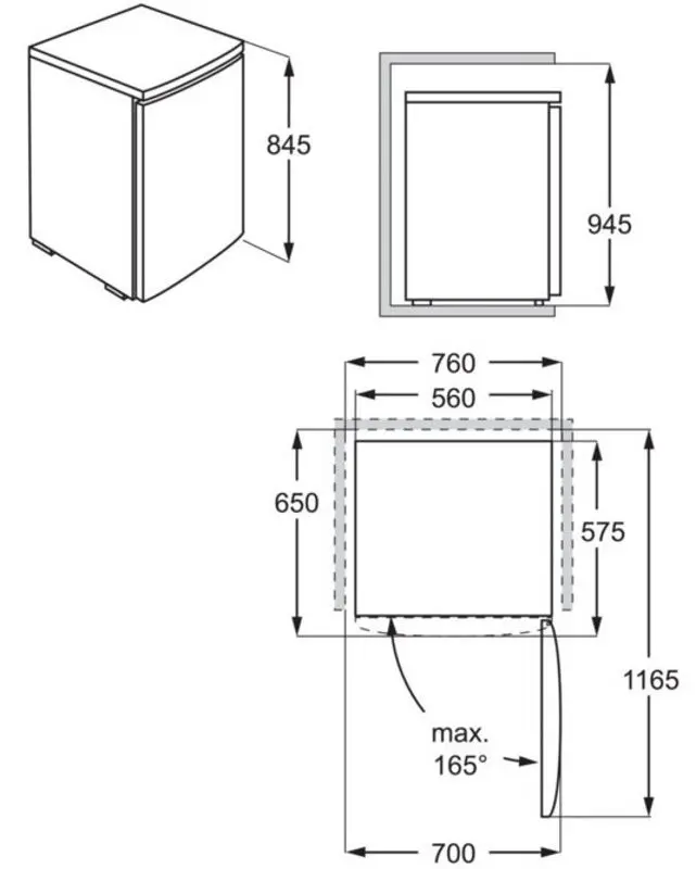 Холодильник Zanussi ZEAN11FW0 (White)