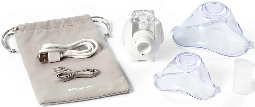Nebulizator cu ultrasunete BabyOno 1376 (White/Blue) - 5