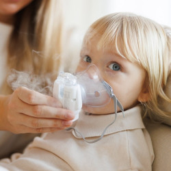 Nebulizator cu ultrasunete BabyOno 1376 (White/Blue) Thumb