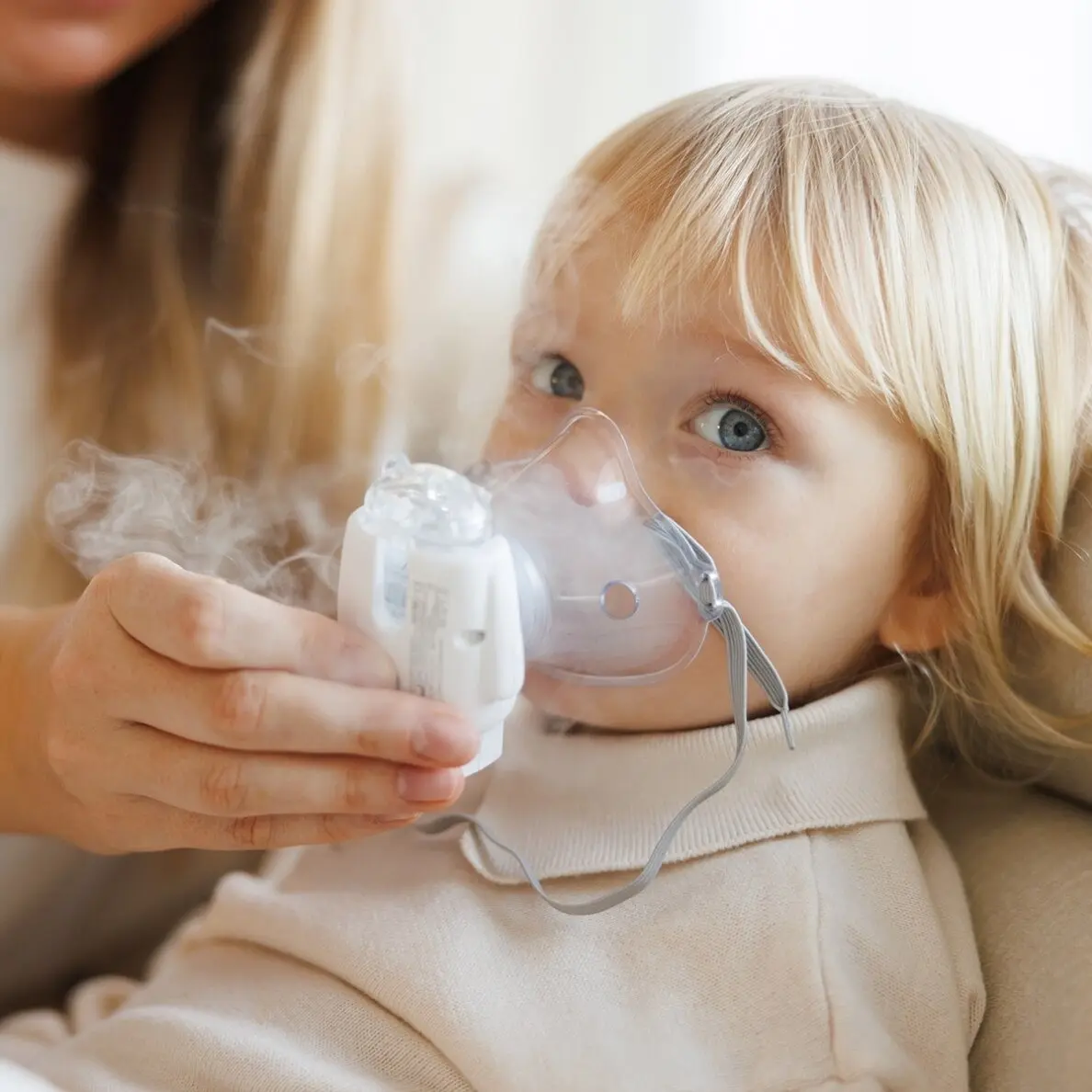 Nebulizator cu ultrasunete BabyOno 1376 (White/Blue) - 7