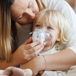 Nebulizator cu ultrasunete BabyOno 1376 (White/Blue) Thumb
