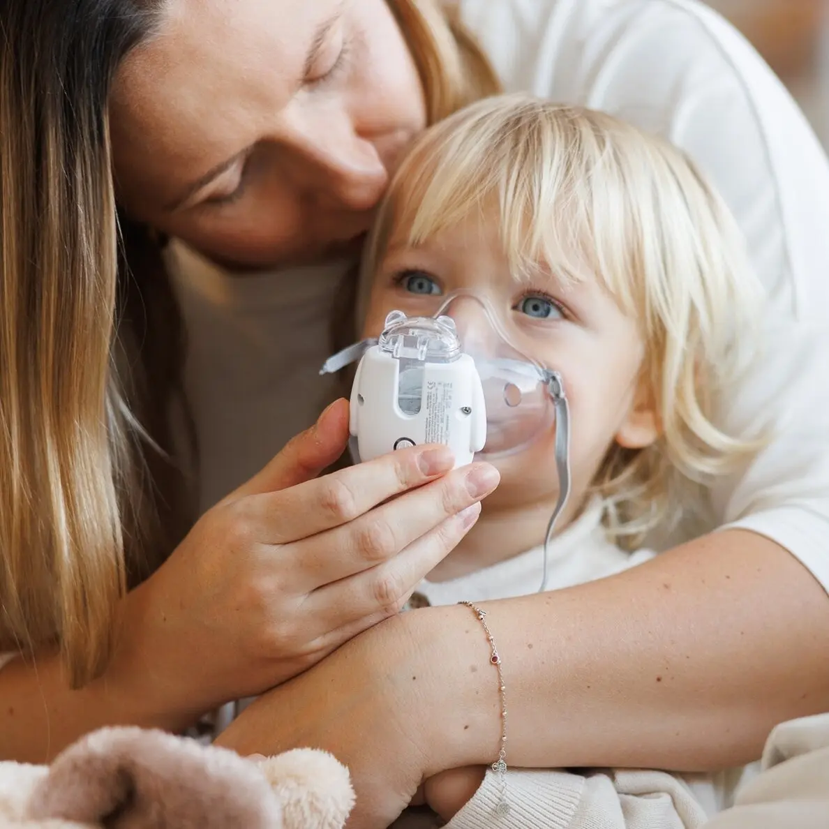 Nebulizator cu ultrasunete BabyOno 1376 (White/Blue) - 8
