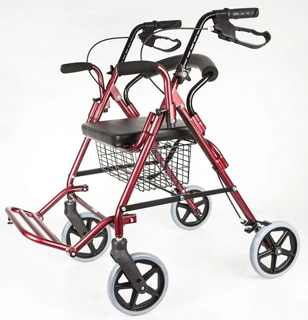 Rolator ortopedic Antar AT51018 (Red/Black)