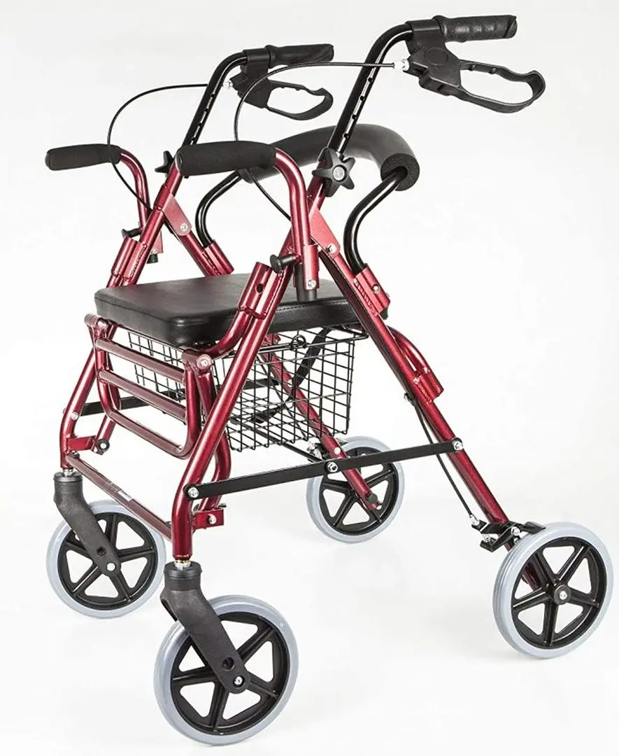 Rolator ortopedic Antar AT51018 (Red/Black)