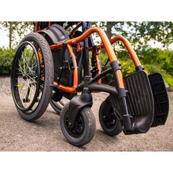 Scaun cu rotile electric Medilife Flex D130AL (Black/Gold) Thumb