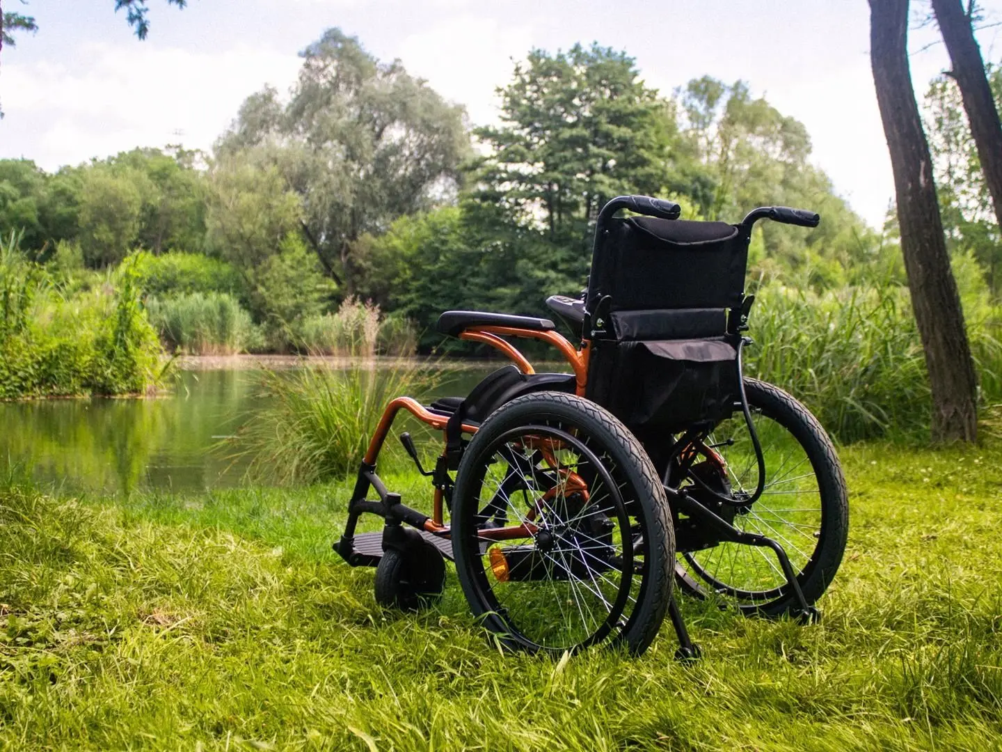 Scaun cu rotile electric Medilife Flex D130AL (Black/Gold)