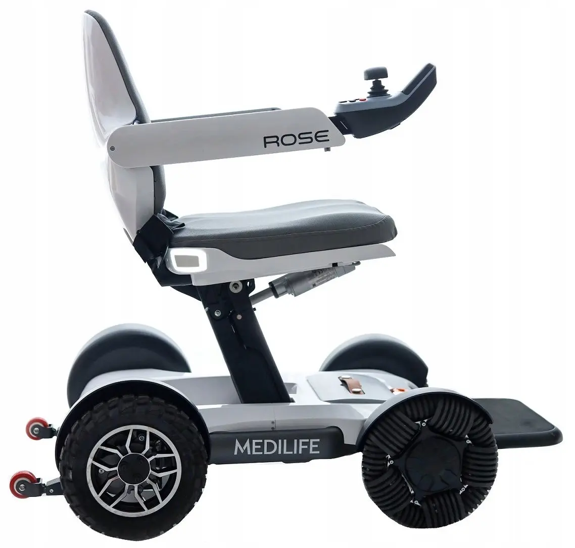 Scaun cu rotile electric Medilife Rose (White)