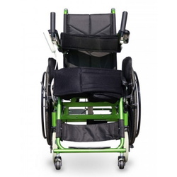 Scaun cu rotile electric cu verticalizator Medilife V5 (Black/Green) Thumb