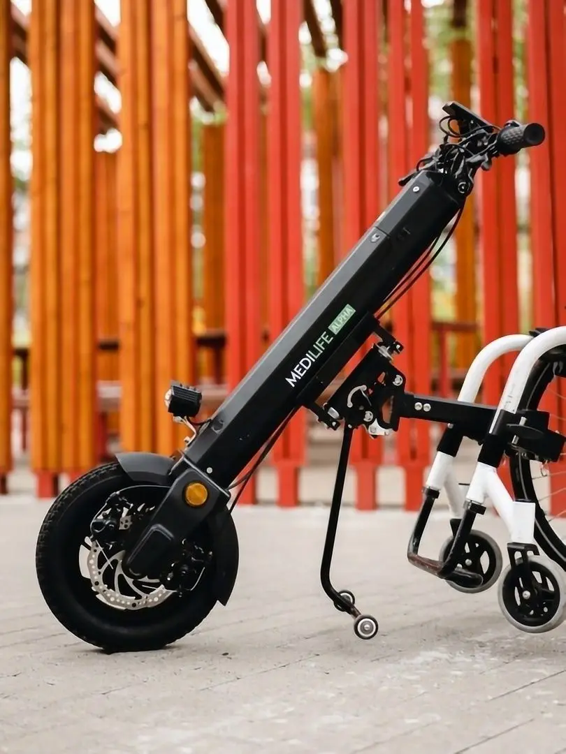 Atasament electric pentru scaun cu rotile Medilife Alpha 12 (Black)