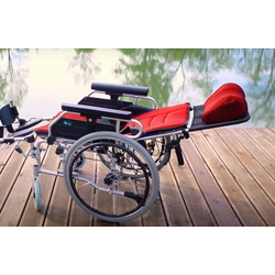 Scaun cu rotile Medilife B5 (Red/Black) Thumb