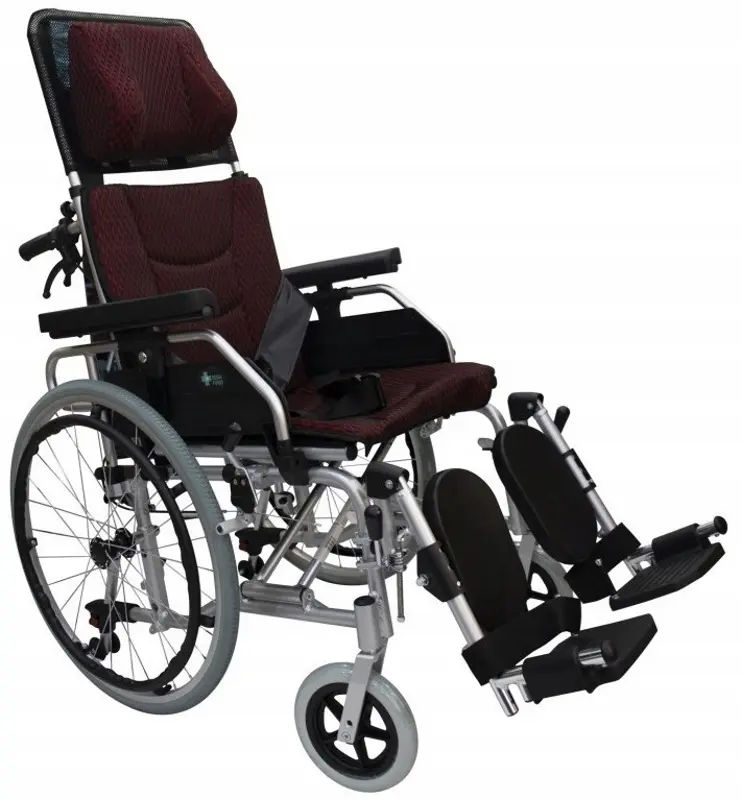 Scaun cu rotile Medilife B5 (Red/Black)