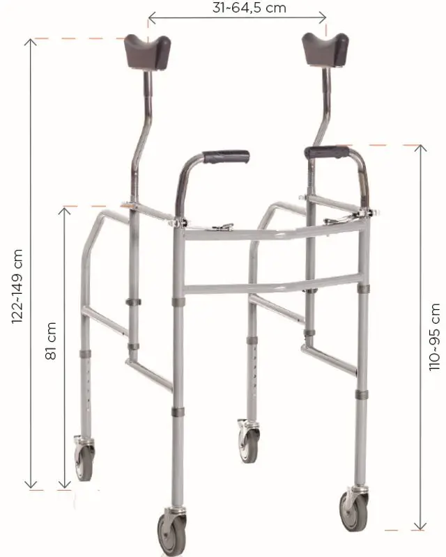 Роллатор ортопедический Moretti RP758S (Grey) - 3