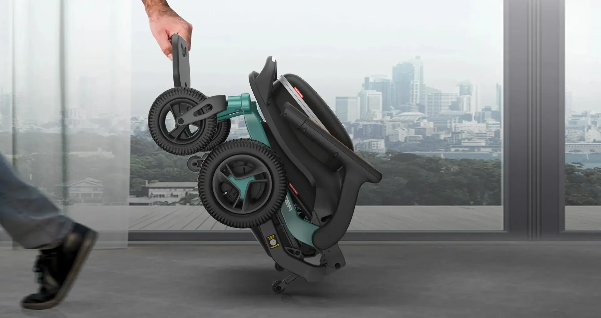 Scaun cu rotile electric Robooter E40 (White)