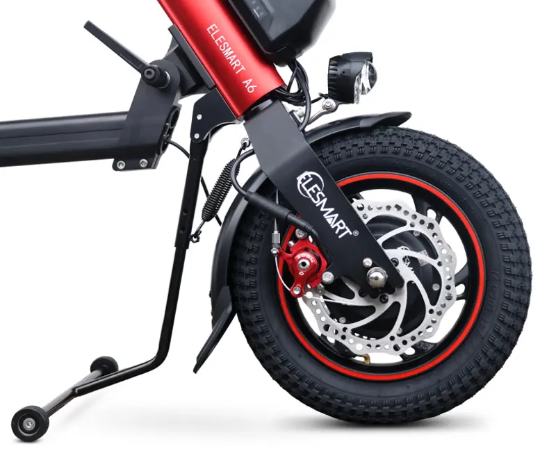 Atasament electric pentru scaun cu rotile Techlife Elesmart (Black/Red)