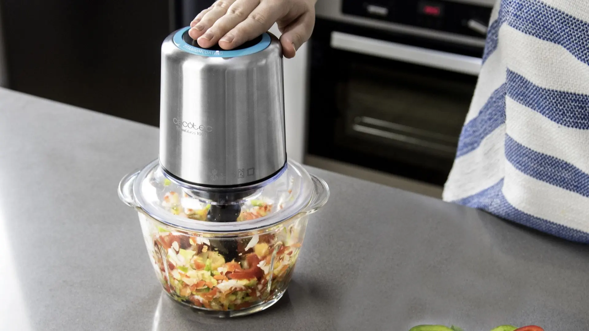 Tocator Cecotec Titan Glass 1000 (Silver)