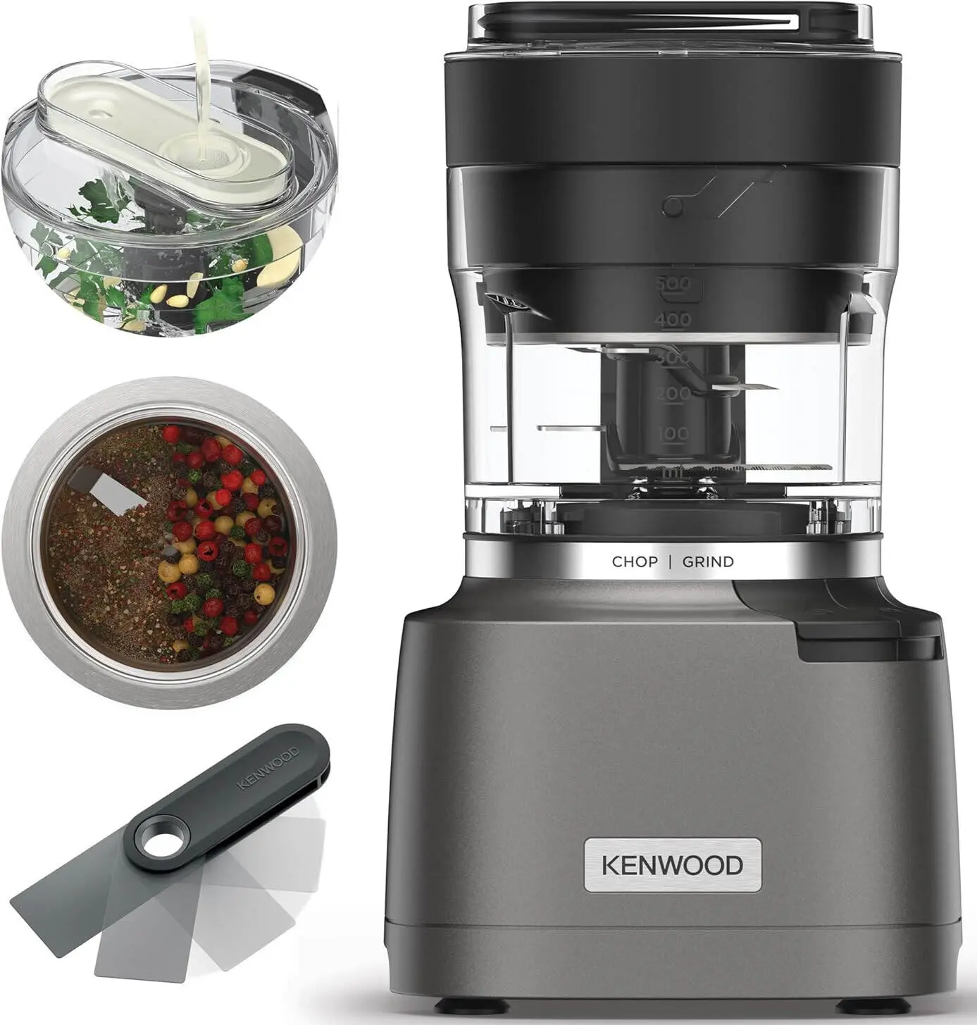 Измельчитель Kenwood Duo Prep CHP80.000SI (Anthracite)