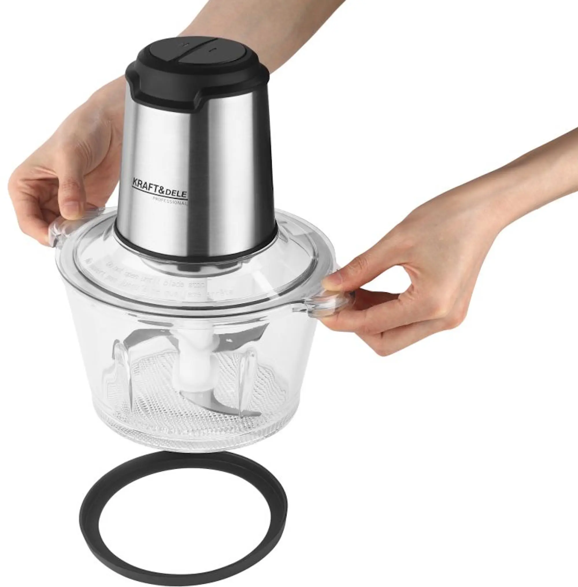 Измельчитель Kraft&Dele KD4120 (Inox) - 2