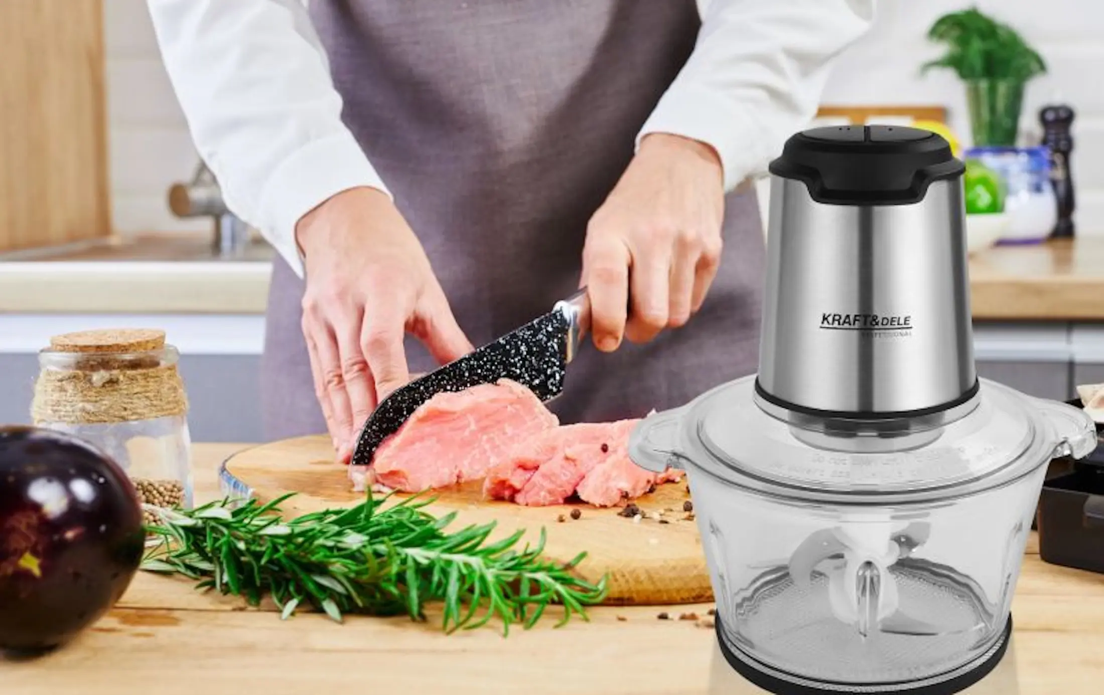 Измельчитель Kraft&Dele KD4120 (Inox) - 4