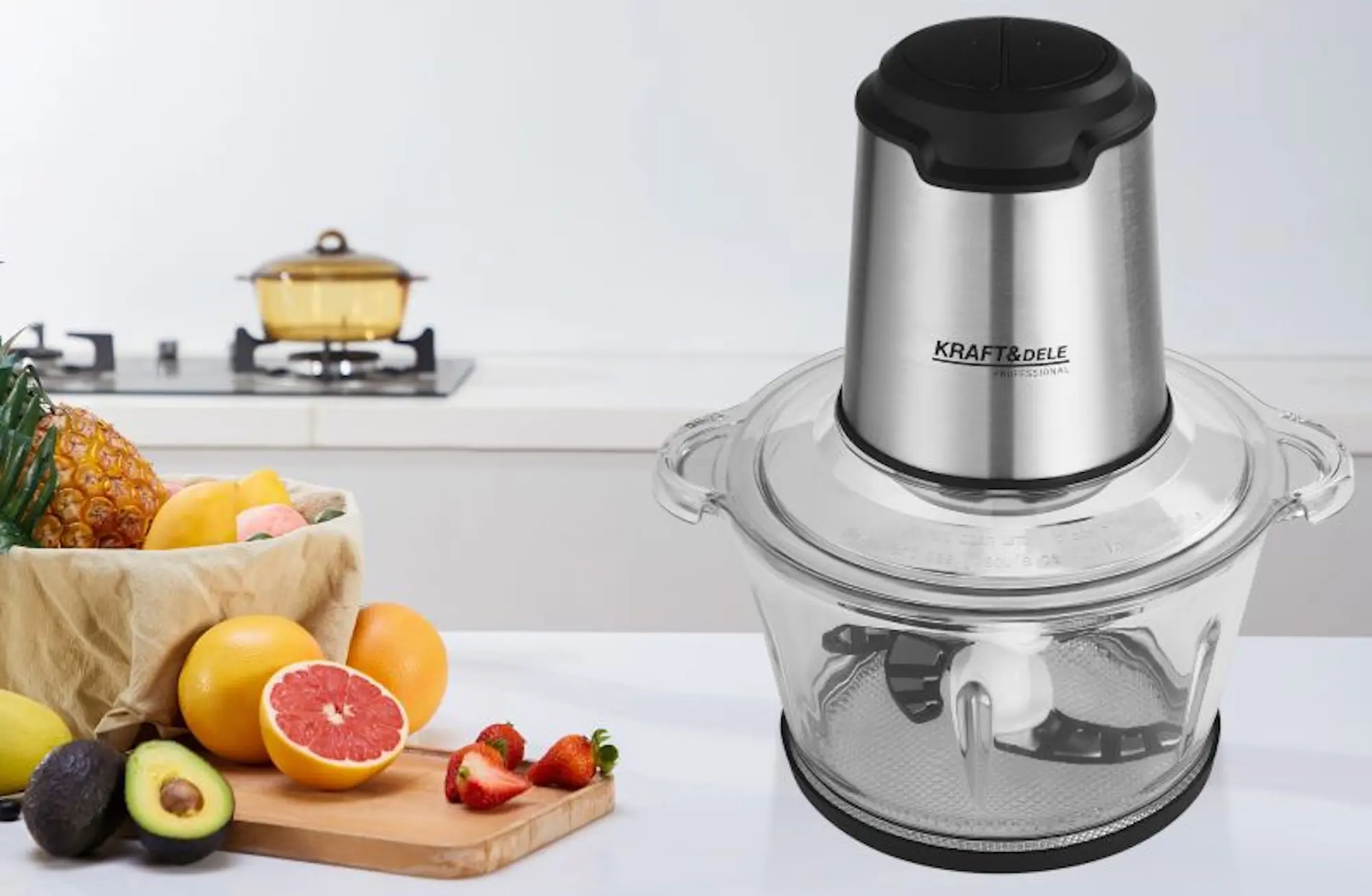 Измельчитель Kraft&Dele KD4120 (Inox) - 5
