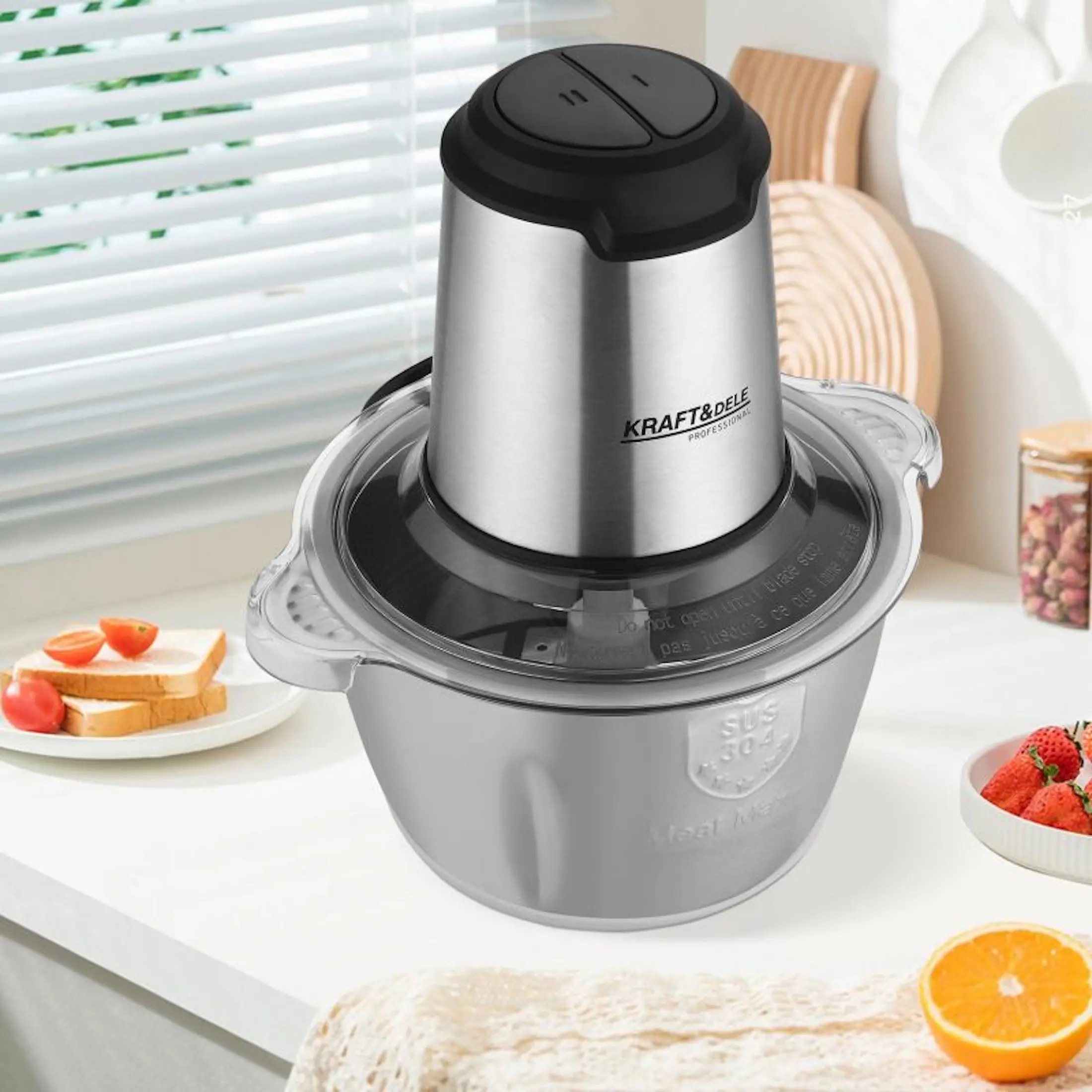 Измельчитель Kraft&Dele KD4121 (Inox) - 8