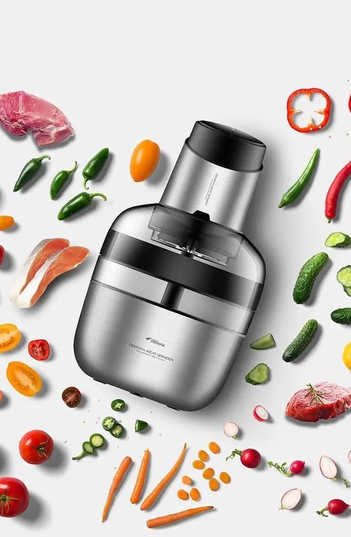 Измельчитель Xiaomi Deerma Meat Grinder DEM-JR01 (Silver/Black) - 2