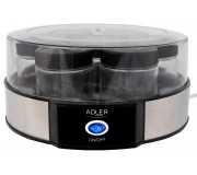 Aparat de iaurt Adler AD 4476 (Black/Inox)