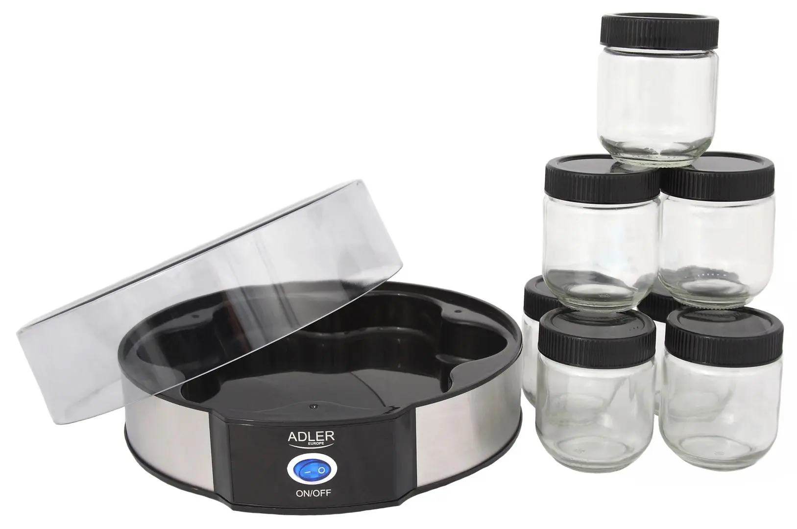 Aparat de iaurt Adler AD 4476 (Black/Inox) - 4