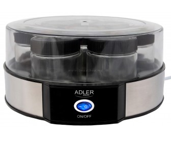 Aparat de iaurt Adler AD 4476 (Black/Inox)