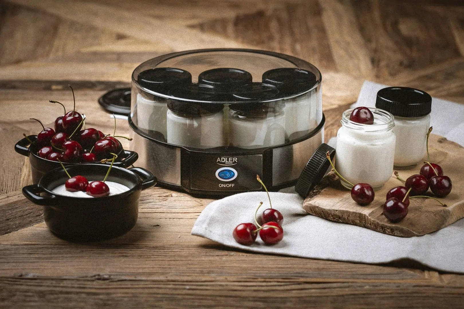 Aparat de iaurt Adler AD 4476 (Black/Inox) - 6