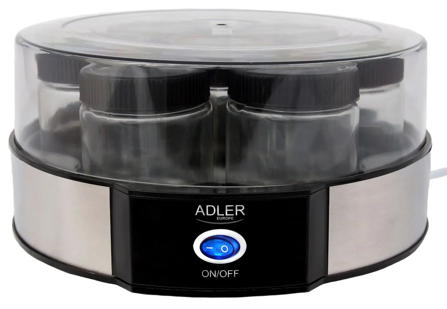 Aparat de iaurt Adler AD 4476 (Black/Inox)